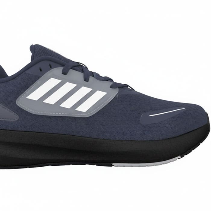 Men's sneakers, RUNNING, 40-45, Black/Gray, Textile, EVA Sole, Sneakers, For Men