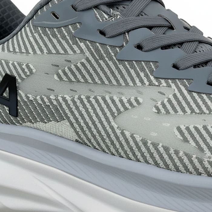 Men's sneakers, RUNNING, 40-45, Gray, Textile, EVA Sole, Sneakers, For Men