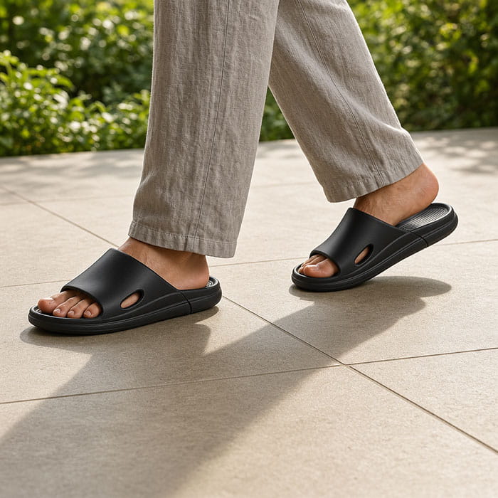Men's slippers, GS, 40-45, Various Colors, EVA, EVA Sole, Flip-flops, For Men