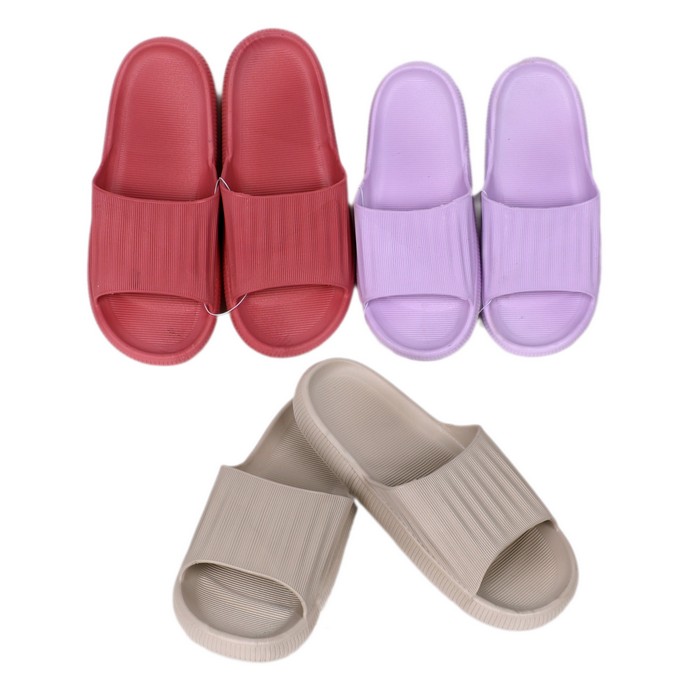Women's slippers, GS, 36-41, Various Colors, PVC, Rubber PVC, Flip-flops, For Women