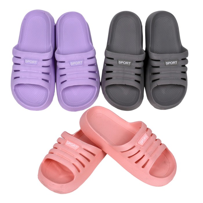 Women's slippers, GS, 36-41, Various Colors, EVA, EVA Sole, Flip-flops, For Women