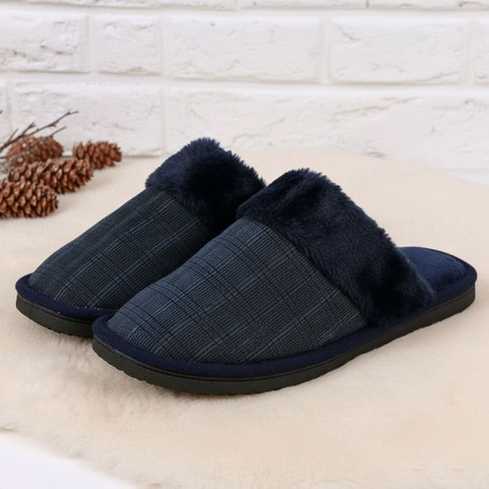 Papuci de camera barbati, GS, 40-45, Diverse Culori, Textil, Talpa Cauciucata, Papuci de casa, Pentru Barbati