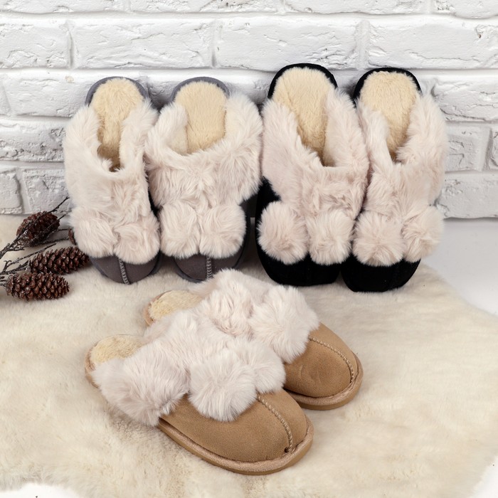 Домашние женские тапочки, GS, 36-41, Различные Цвета, Текстиль, Резиновая Подошва, Домашние тапочки, Для Женщин