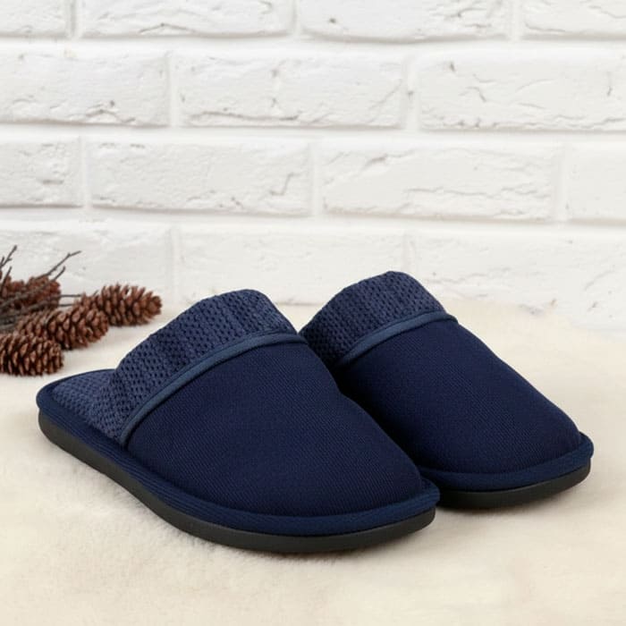 Papuci de camera barbati, GS, 40-45, Diverse Culori, Textil, Talpa Cauciucata, Papuci de casa, Pentru Barbati