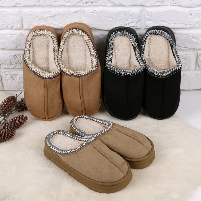 Ciupici de camera dame, GS, 36-41, Diverse Culori, Textil, Talpa Cauciucata, Papuci de casa, Pentru Femei