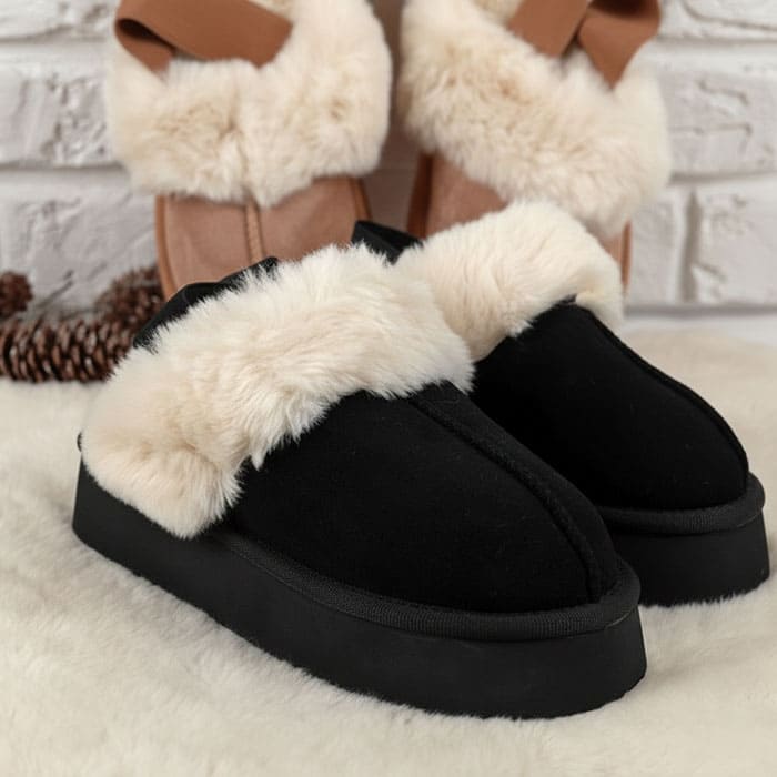 Papuci, GS, 36-41, Diverse Culori, Textil/Nubuc, Poliuretan, Papuci de casa, Pentru Femei