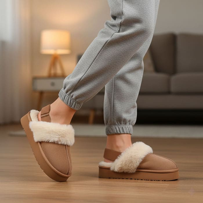 Papuci, GS, 36-41, Diverse Culori, Textil/Nubuc, Poliuretan, Papuci de casa, Pentru Femei