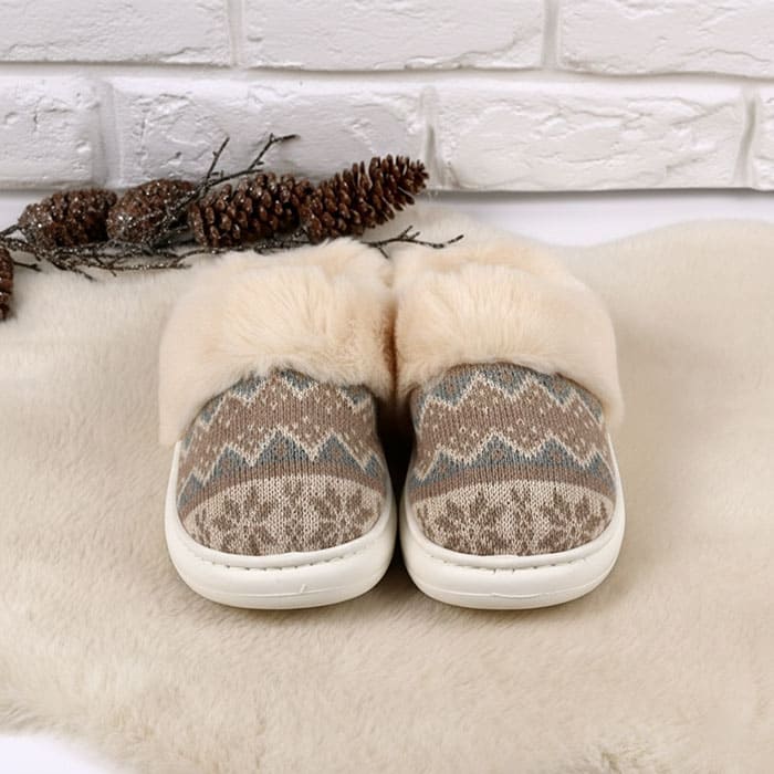 Papuci de camera, GS, 36-40, Diverse Culori, Textil, Talpa PVC, Papuci de casa, Pentru Femei