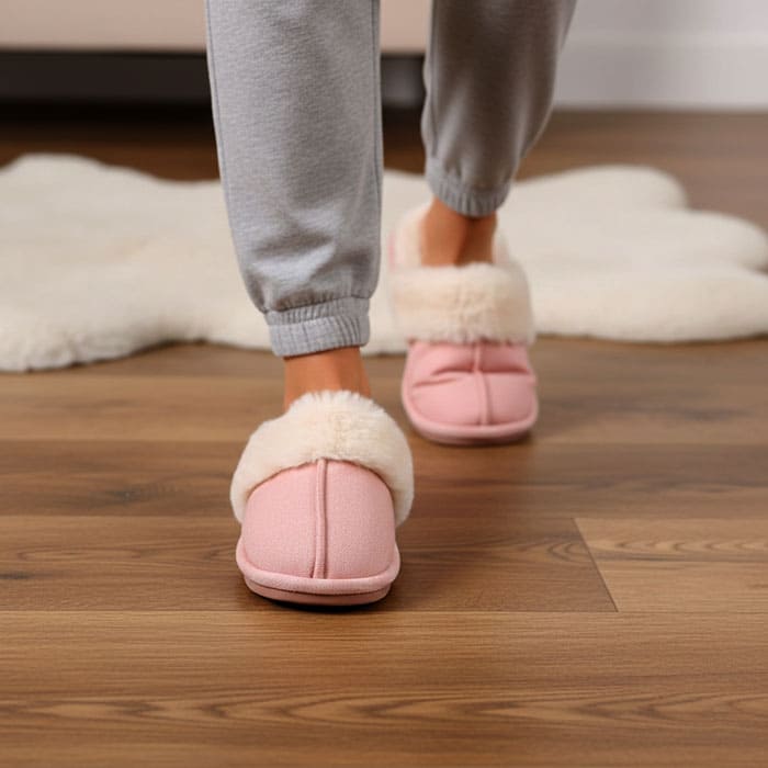 Ciupici de camera, GS, 36-41, Diverse Culori, Textil/Nubuc, Talpa EVA, Papuci de casa, Pentru Femei