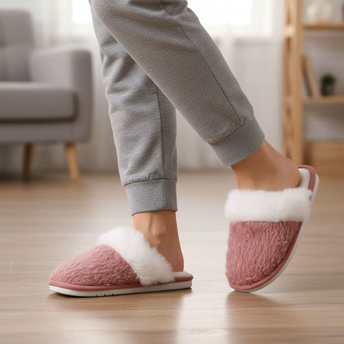 Ciupici de camera, GS, 36-41, Diverse Culori, Textil, Talpa PVC, Papuci de casa, Pentru Femei