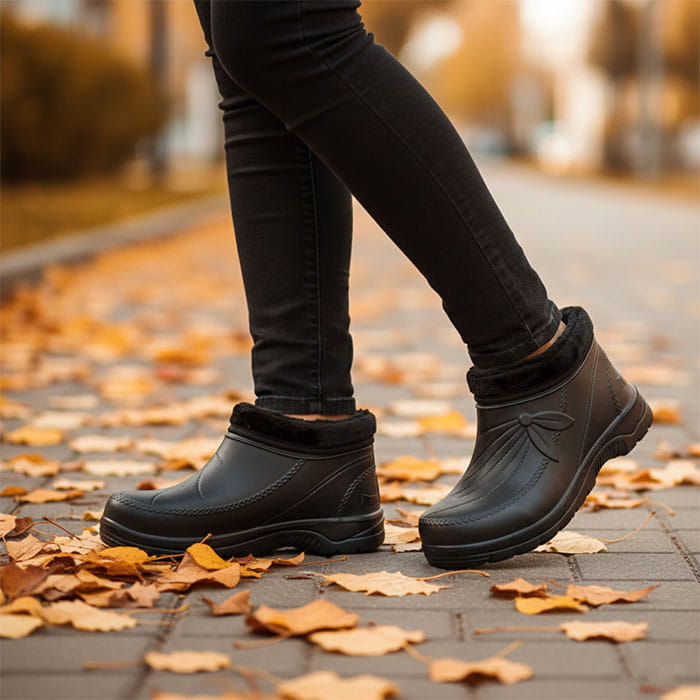 Women's wools, PROGRES, 37-41, Black, EVA, EVA Sole, Galoshes, For Women