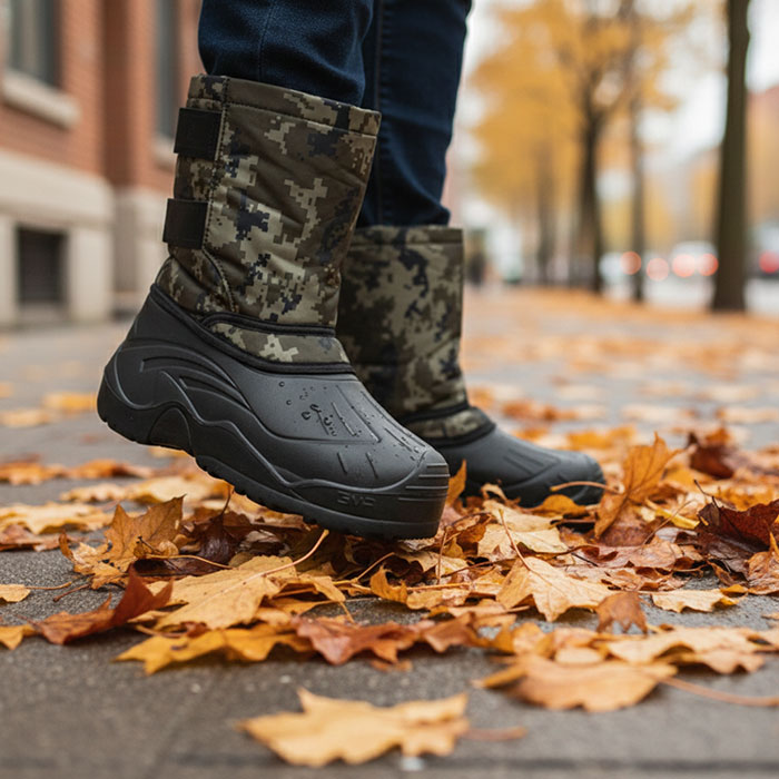 Botine barbati, PROGRES, 41-46, Negru, EVA, Talpa EVA, Botine, Pentru Barbati