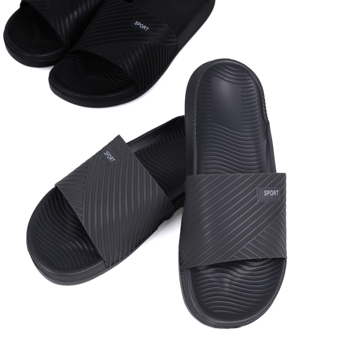 Men slippers, GS, 40-45, Various Colors, PVC, EVA Sole, For Men