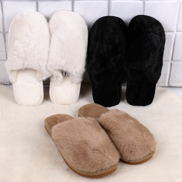 Ciupici de camera dame, GS, 36-41, Diverse Culori, Textil, Talpa Cauciucata, Papuci de casa, Pentru Femei