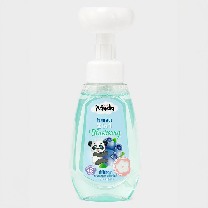 Мыло, SMALL PANDA, Пена, 300мл, Для детей, Черника