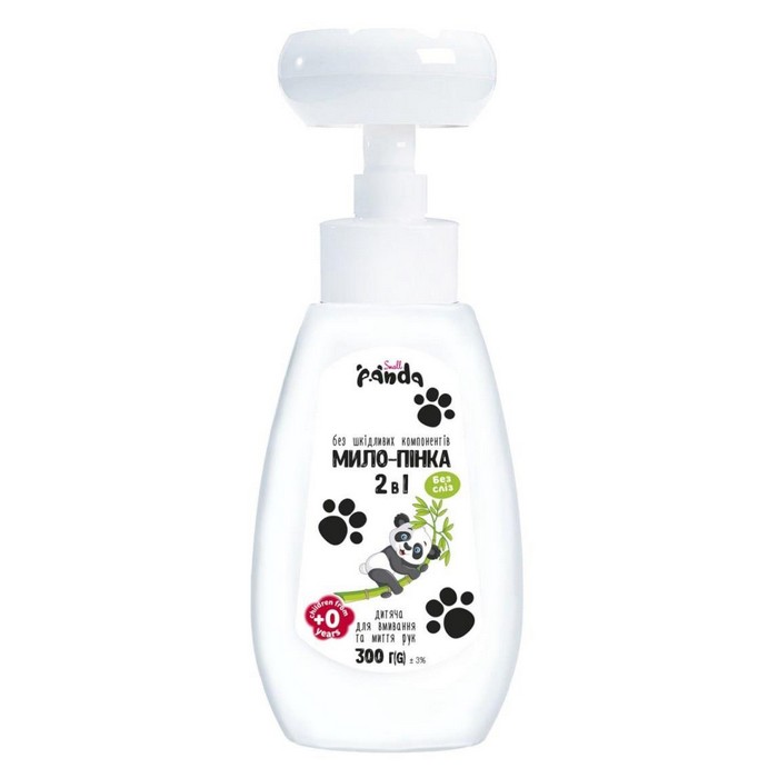 Sapun, PANDA, Spuma, 300ml, Pentru Copii, 2 in 1
