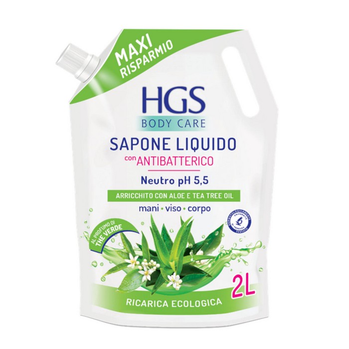 Rezerva sapun, HGS, Lichid, 500ml, Antibacterial