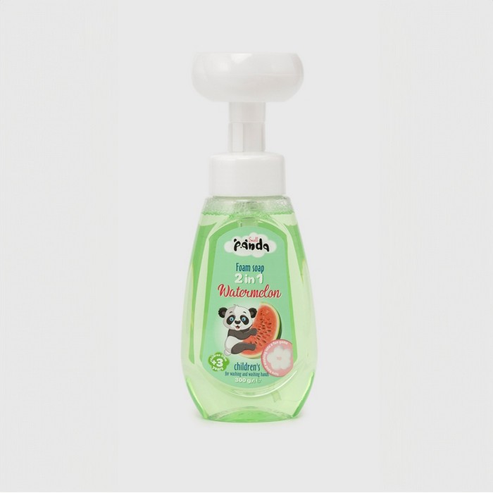 Мыло, SMALL PANDA, Пена, 300мл, Для детей, Watermelon, 2 in 1