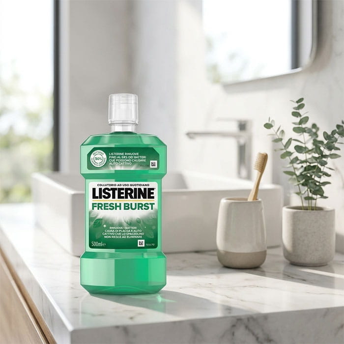 Apa de gura, LISTERINE, 500 ml, Fresh, Apa de gura