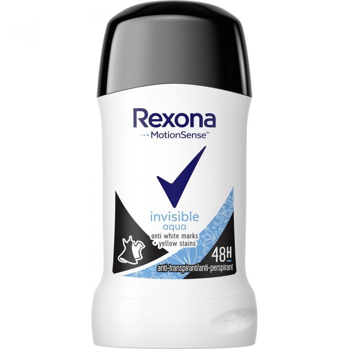 Дезодорант, REXONA, Для Женщин, Stick, 40мл, Invisible Aqua