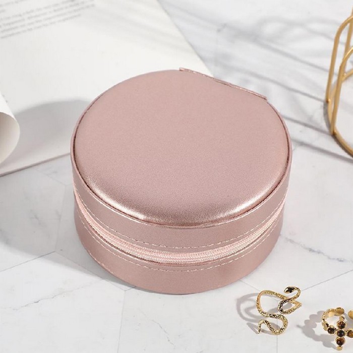 Organizator bijuterii, GS, Catifea, 10cm, Roz