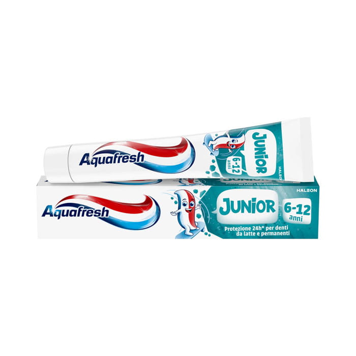 Зубная паста, AQUAFRESH, 75 мл, Junior, Для детей, 6+, Зубная паста