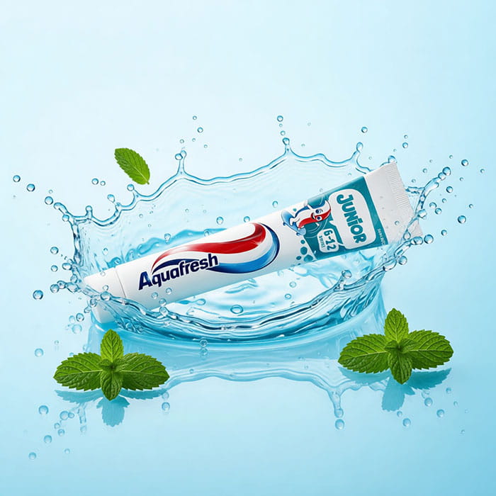 Зубная паста, AQUAFRESH, 75 мл, Junior, Для детей, 6+, Зубная паста