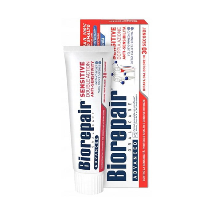 Pasta de dinti, BIOREPAIR, 75 ml, Sensible, Pentru Adulti, Pasta de dinti