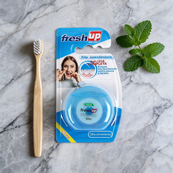 Ata dentara, Fresh UP, Pentru Adulti, 50m, Diverse Culori, Ata dentara