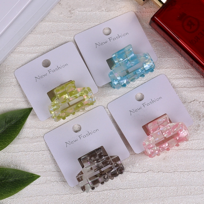 Заколка для волос, GS, Plastic, 4 cm, Various Colors