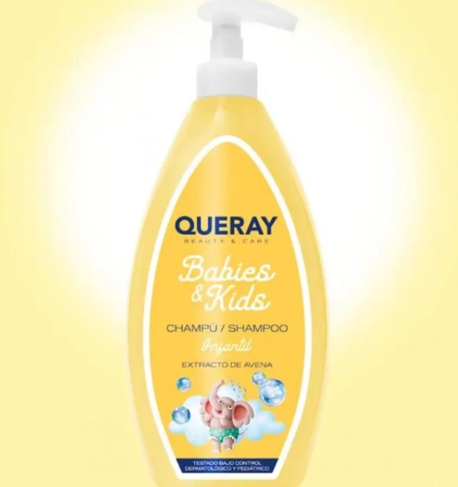 Sampon, QUERAY, 750 ml, Pentru Copii, Extract Ovaz
