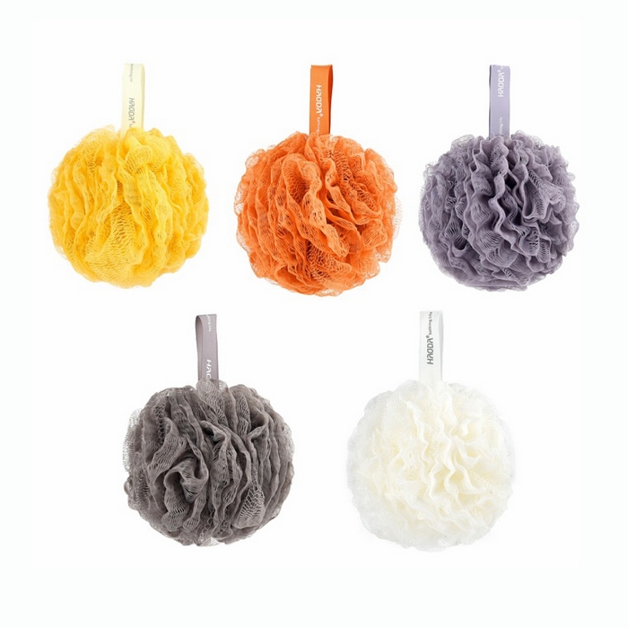 Bath sponge, HAODA, Synthetic fibers, Various Colors, For Bath, 50gr