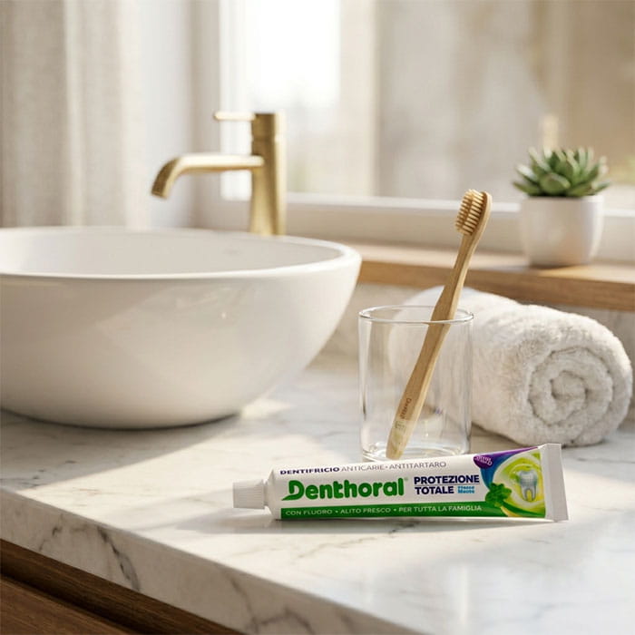 Pasta de dinti, DENTHORAL, 75 ml, Protectie totala, Pentru Adulti, Pasta de dinti