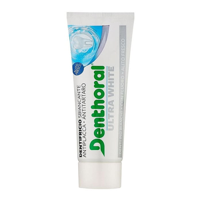 Pasta de dinti, DENTHORAL, 75 ml, Ultra White, Pentru Adulti, Pasta de dinti