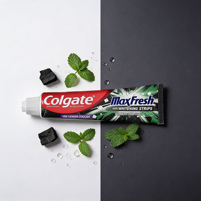 Pasta de dinti, COLGATE, 100 ml, Charcoal, MaxFresh, Pasta de dinti