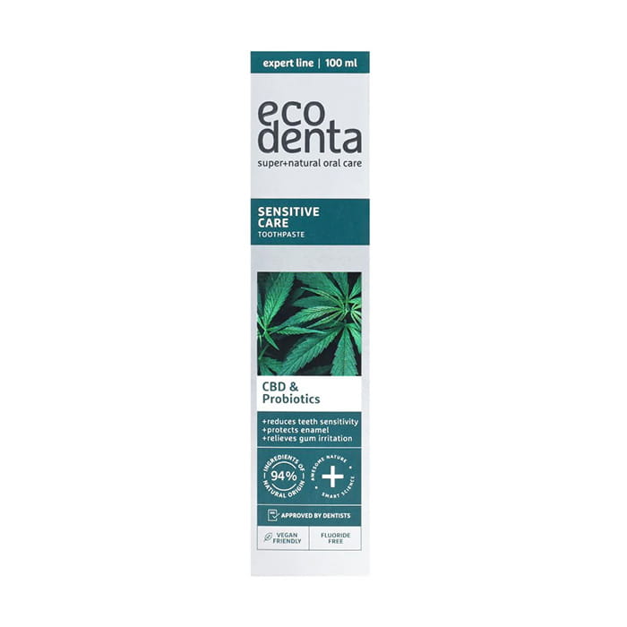 Pasta de dinti, ECODENTA, 100 ml, Sensitive, Pasta de dinti
