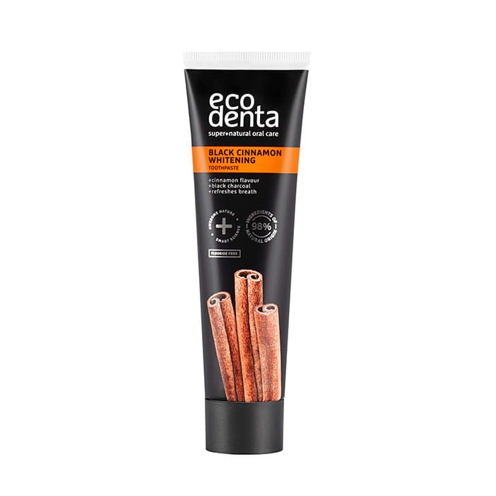 Toothpaste, ECODENTA, 100 ml, Black cinnamon, Toothpaste