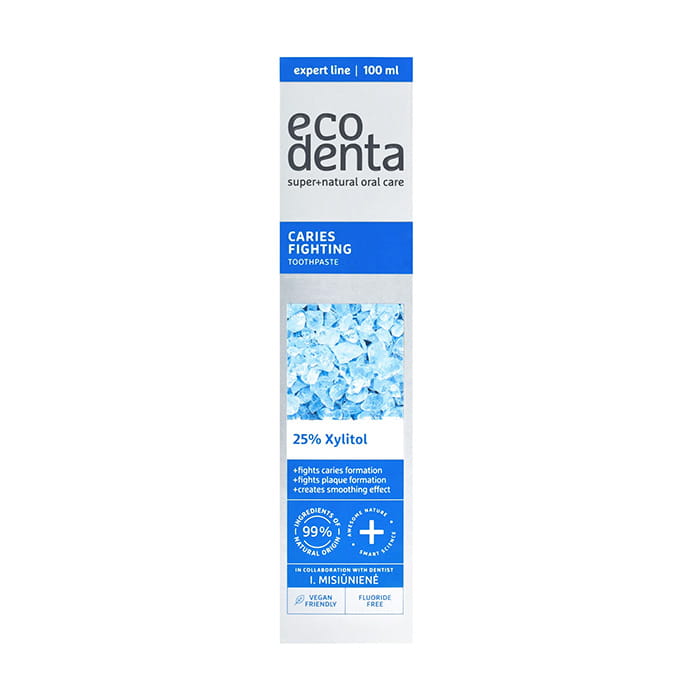 Pasta de dinti, ECODENTA, 100 ml, Caries fighting, Pasta de dinti