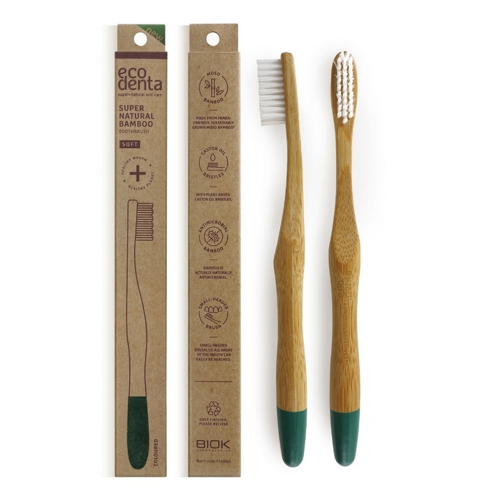 Periuta de dinti, ECODENTA, Bamboo, Soft, Pentru Adulti