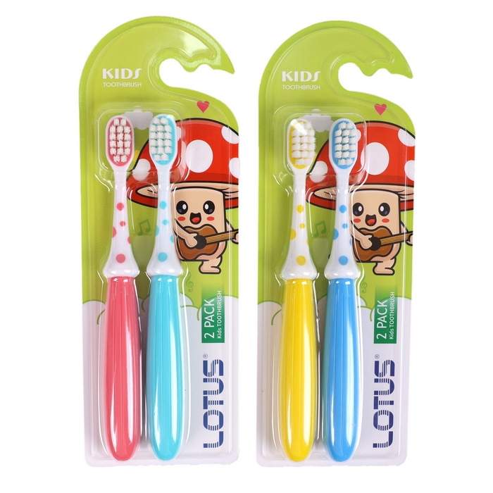 Set periute de dinti, LOTUS, Pentru Copii, 2 buc, Diverse Culori