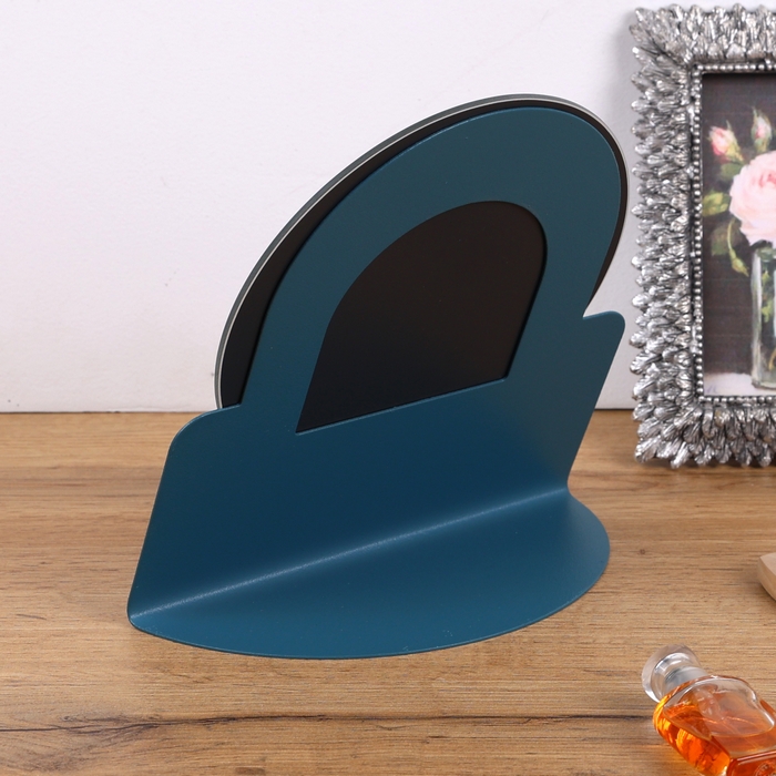 Mirror, GS, Metal, Round, Various Colors, 15.5x19.5 cm