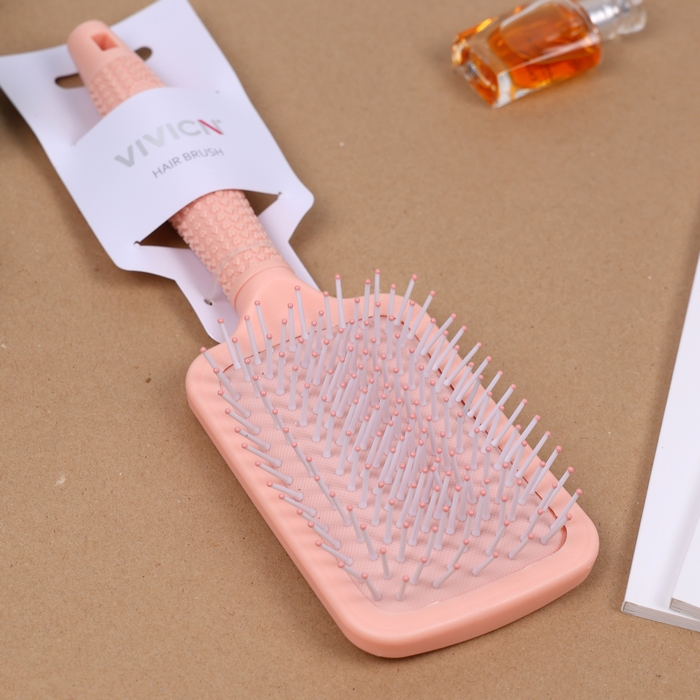 Hairbrush, VIVICN, Plastic, Pink, for arrangement