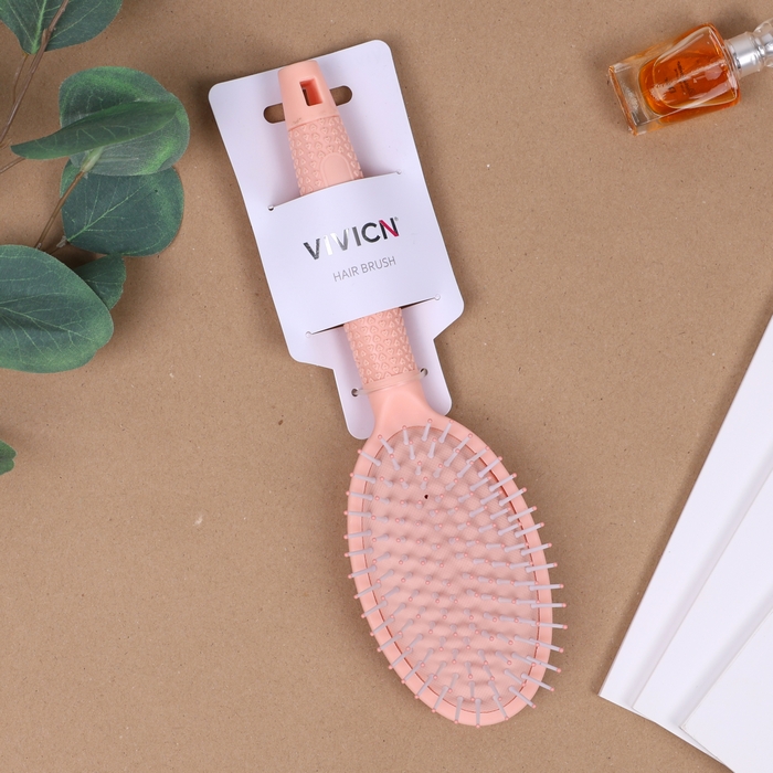 Hairbrush, VIVICN, Plastic, Pink, for arrangement