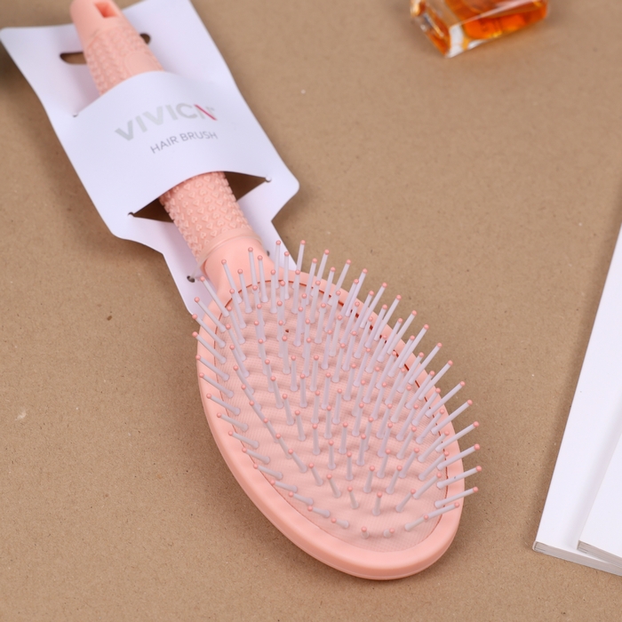 Hairbrush, VIVICN, Plastic, Pink, for arrangement