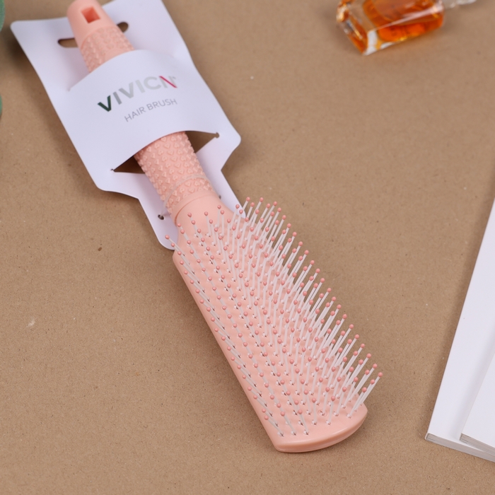 Hairbrush, VIVICN, Plastic, Pink, for arrangement