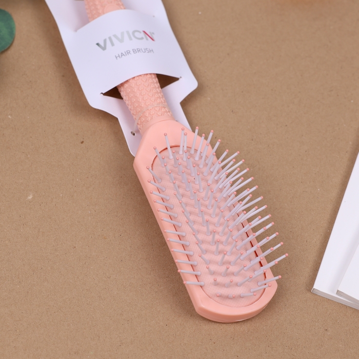 Hairbrush, VIVICN, Plastic, Pink, for arrangement