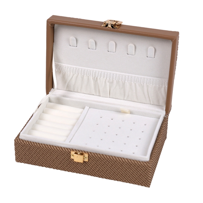 Cosmetics organizer, GS, Canvas, 3 compartiments, 16x10x5.5cm, Various Colors