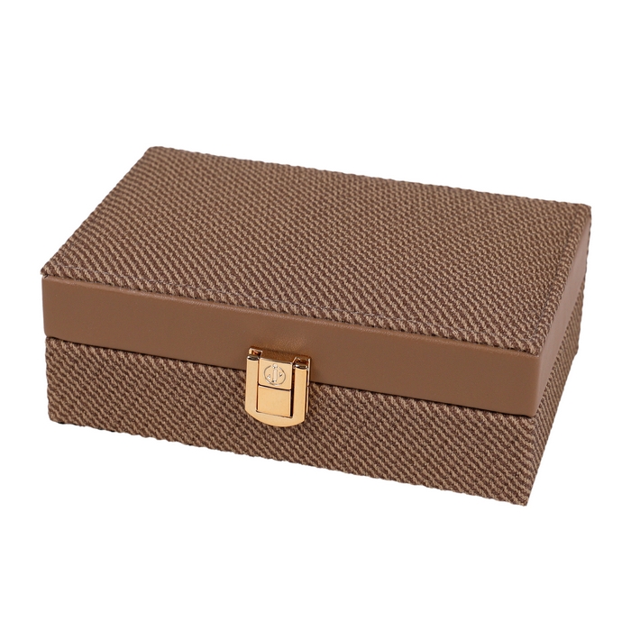 Cosmetics organizer, GS, Canvas, 3 compartiments, 16x10x5.5cm, Various Colors