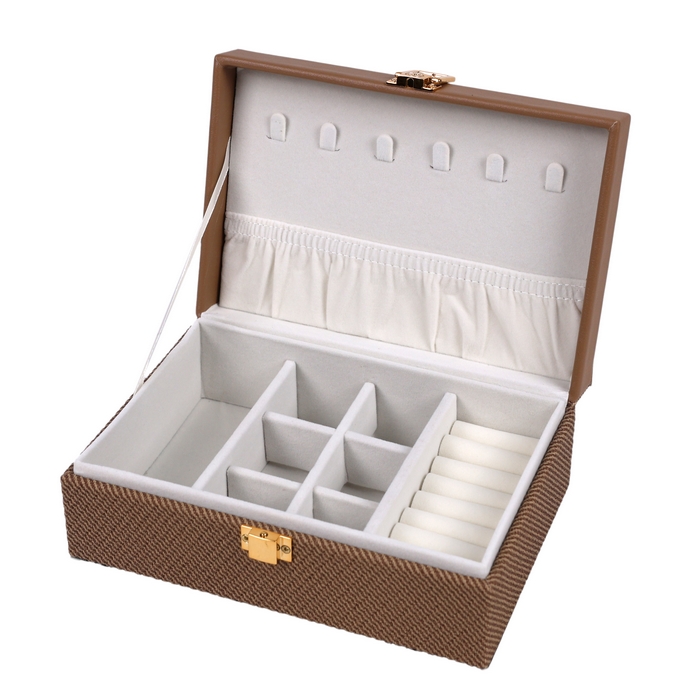 Cosmetics organizer, GS, Canvas, 3 compartiments, 20x14x7 cm, Various Colors