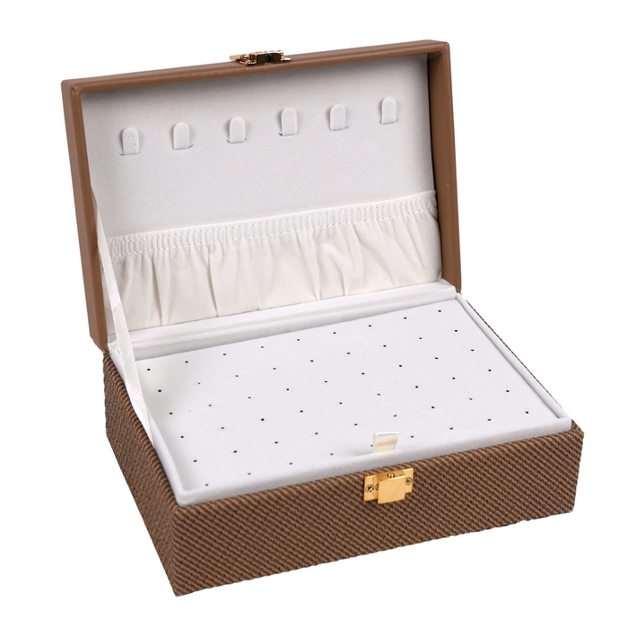 Cosmetics organizer, GS, Canvas, 3 compartiments, 20x14x7 cm, Various Colors